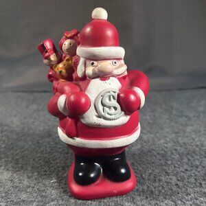 Vintage 1972 Christmas Club Santa Claus Rubber‎ Bank